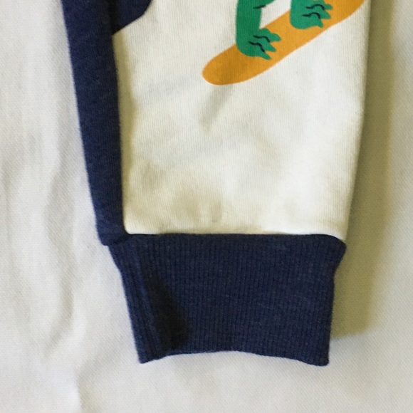 Joggers size 2T dinosaur snowboard sweats EUC blue - Picture 6 of 10